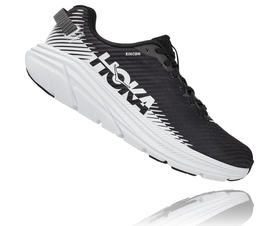 Tenis Hoka One One Feminino Pretas/Branco - Rincon 2 - 548-PBCRTD